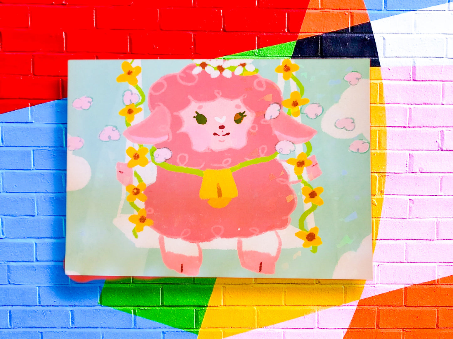 Lolly "Head in the Clouds" Holographic Mini Print