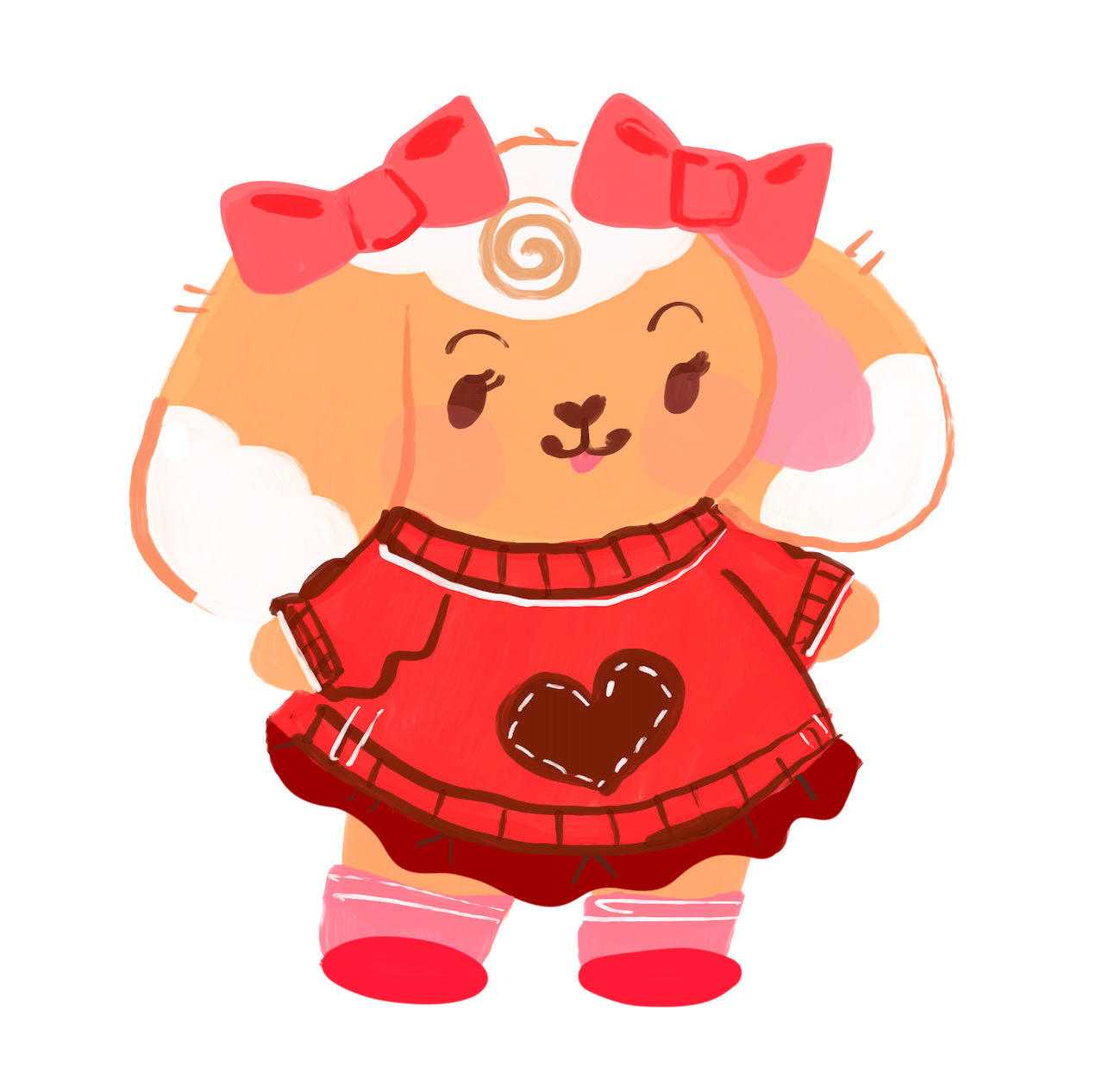 Fashionista Honeybun Holographic Sticker