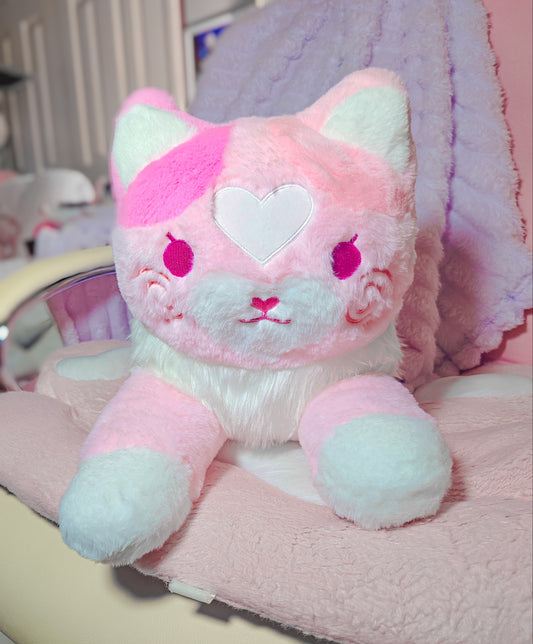 JUMBO Valentine the Flying Angel Kitty Plushie
