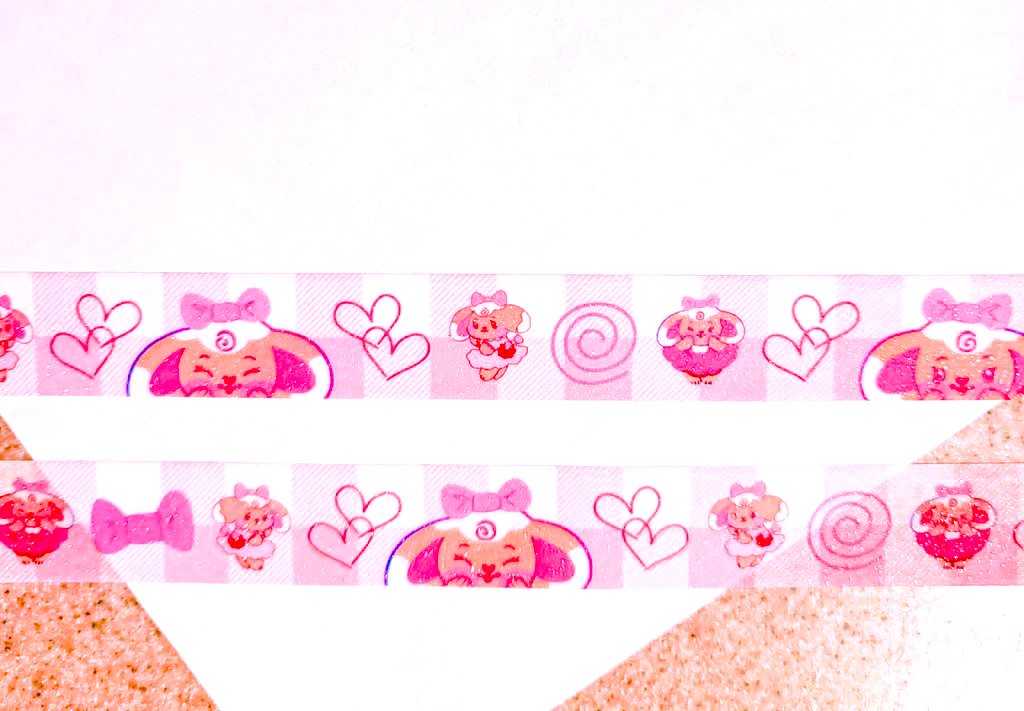 Honeybun Glitter Washi Tape