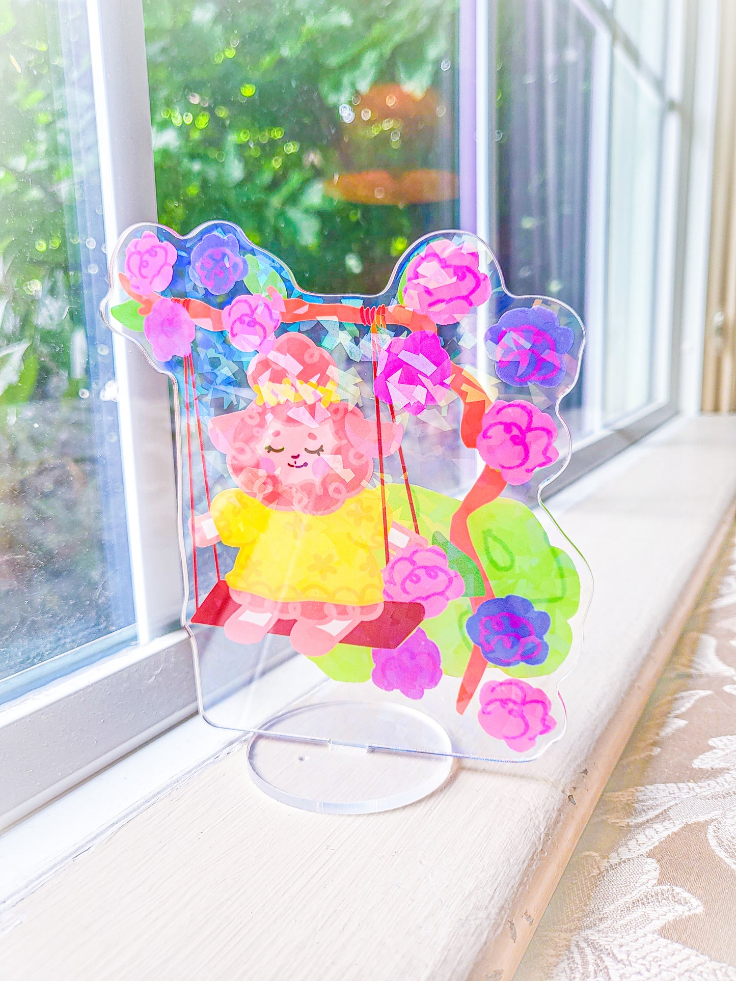 Lolly Blossoming Holographic Acrylic Standee