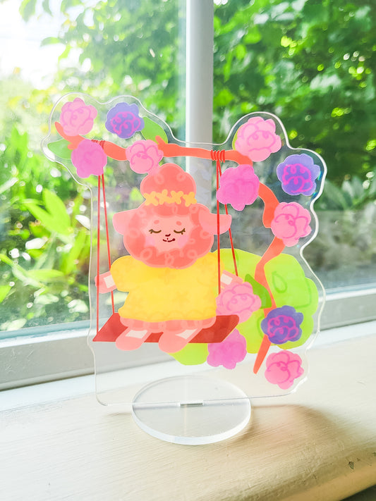 Lolly Blossoming Holographic Acrylic Standee