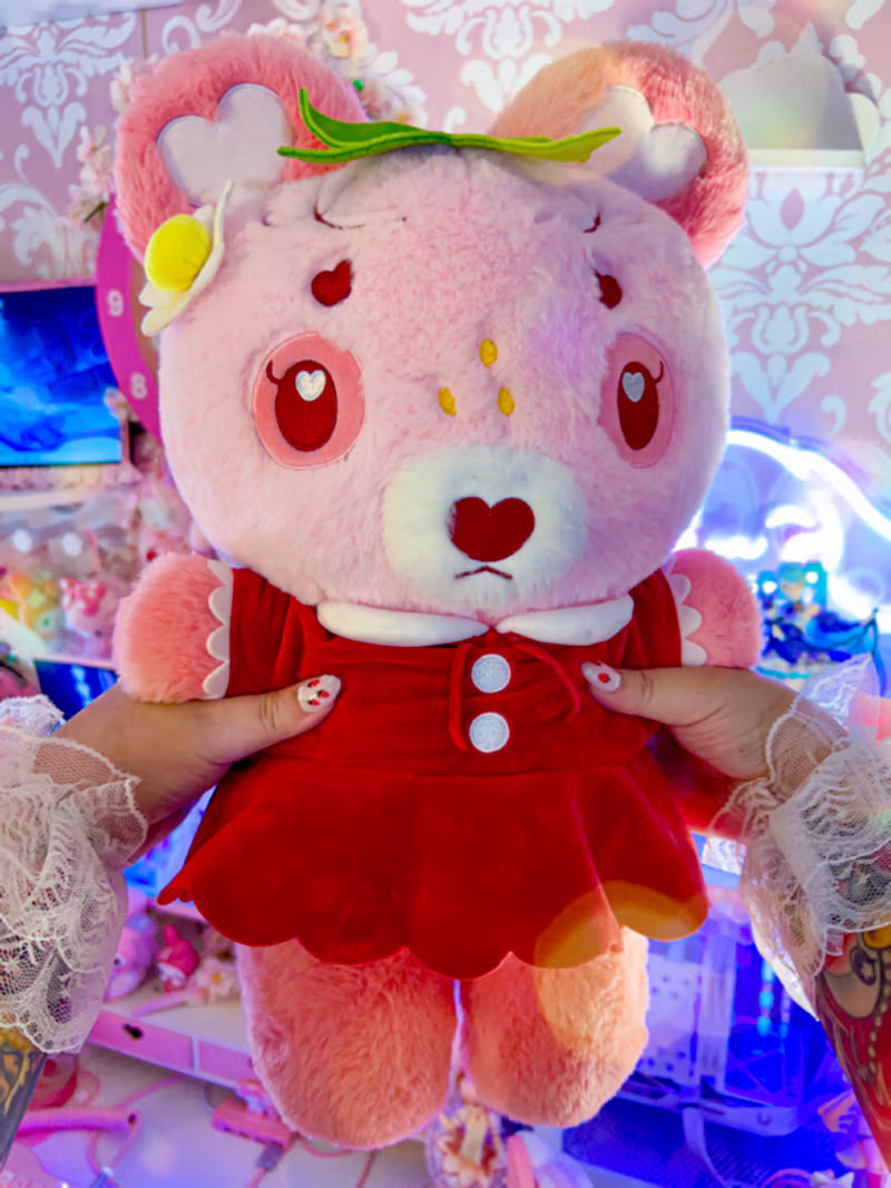 (PREORDER) Strawbeary Sweet Panda Bear Plushie
