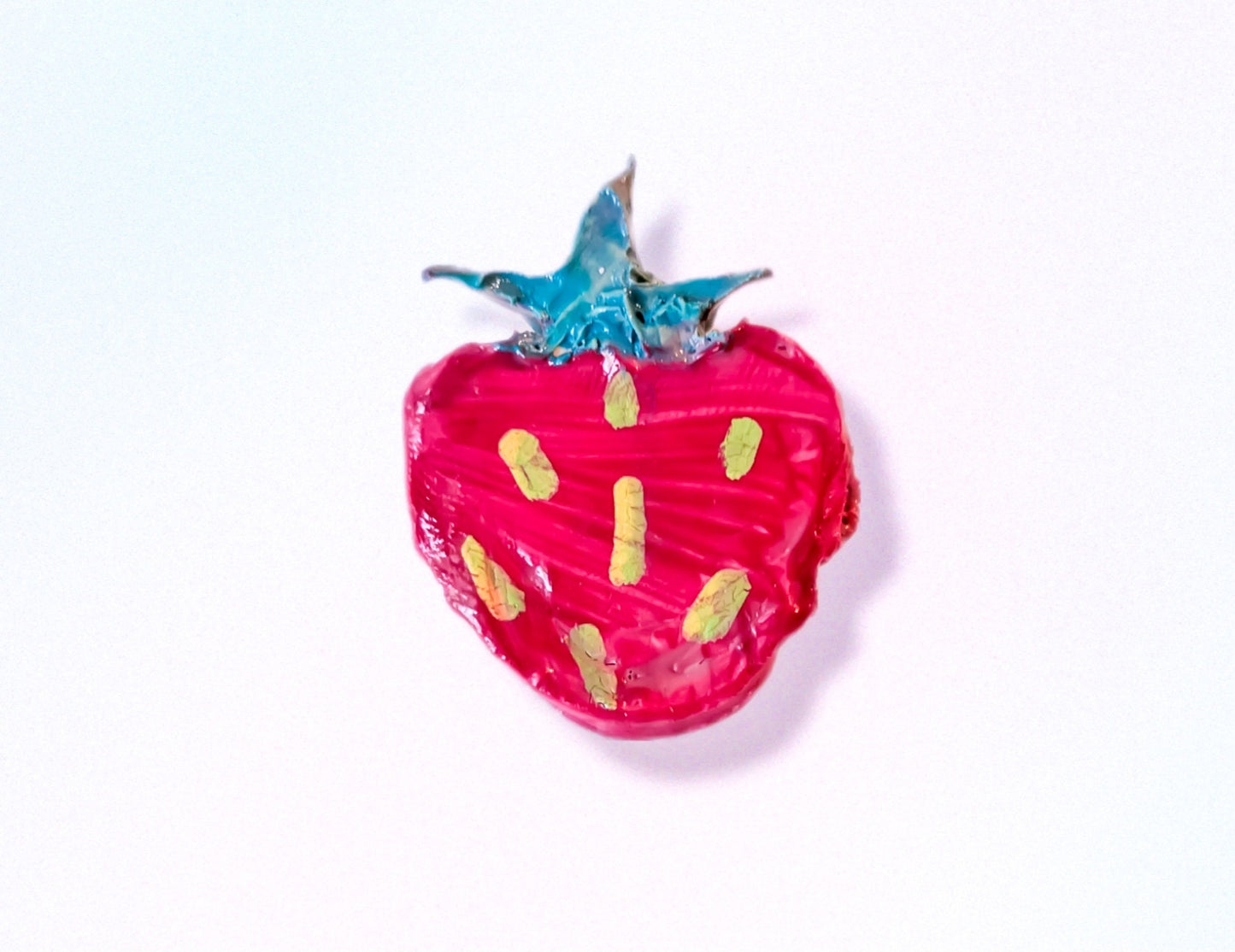 Strawberry Handmade Pin (OOAK)