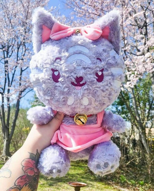 Chip the Grey Kitty Curly Plush (PREORDER)