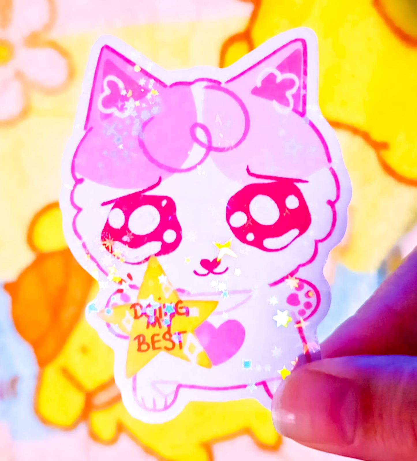 'My Best' Silly Pip 3" Sticker