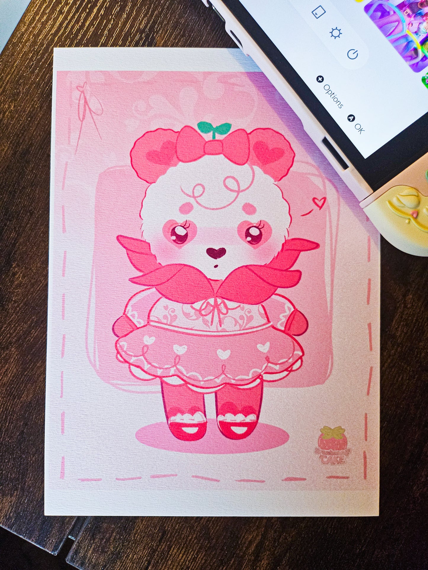 Rose the Panda Mini Print