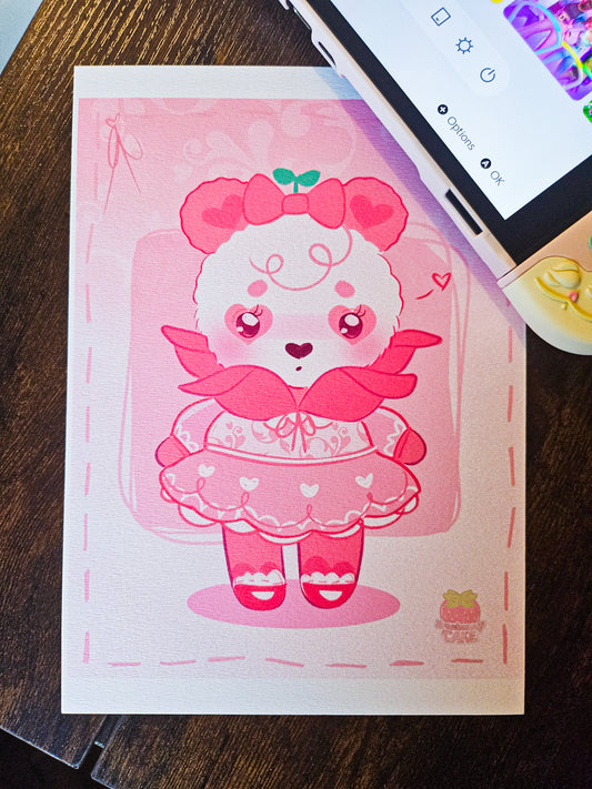 Rose the Panda Mini Print