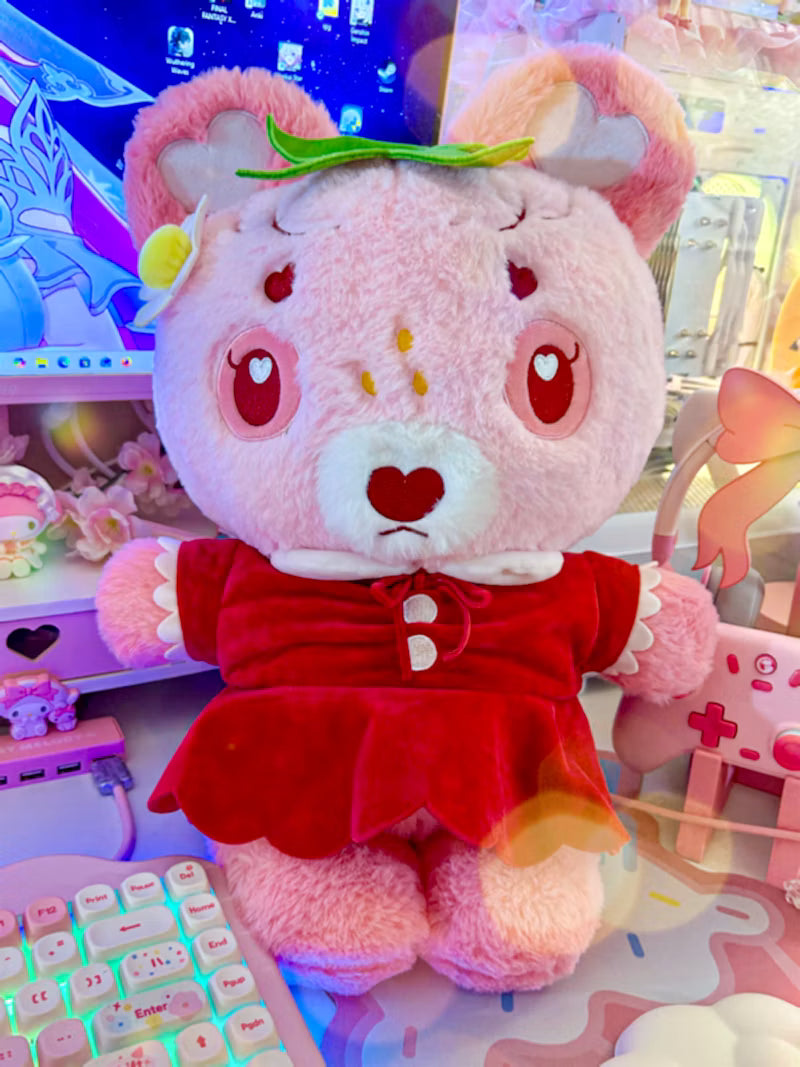 (PREORDER) Strawbeary Sweet Panda Bear Plushie