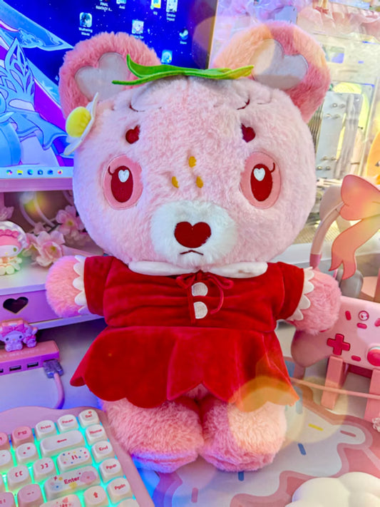 (PREORDER) Strawbeary Sweet Panda Bear Plushie
