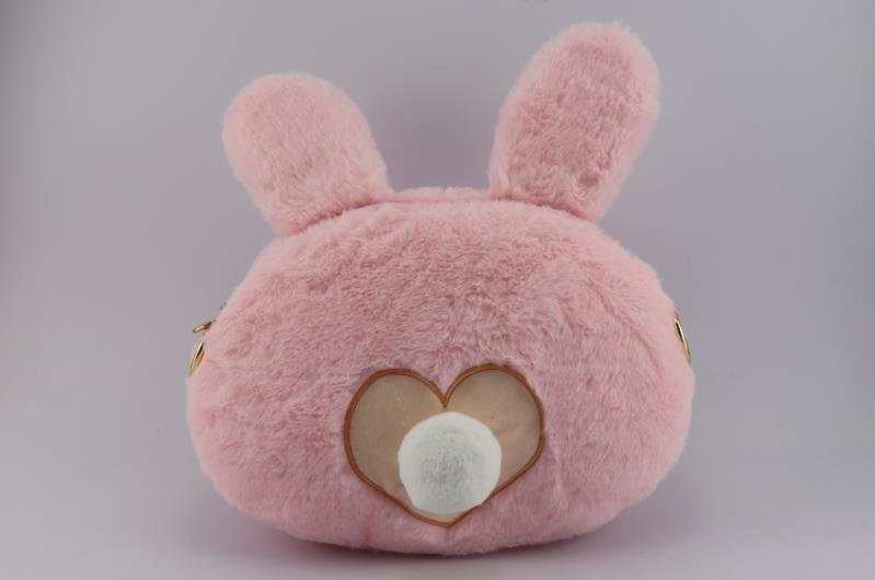 Strawbunny Fluffy Purse