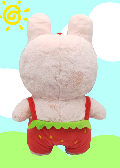 Large Strawbunny Plush (IN STOCK)